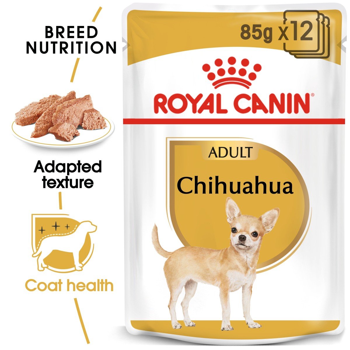 Breed Health Nutrition Chihuahua Adult (Wet Food - Pouches) 12 x 85 g Breed Health Nutrition Chihuahua Adult (Wet Food - Pouches) 12 x 85 g - Image 1