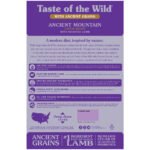 Taste of the Wild Ancient Mountain Canine Recipe - Image 2