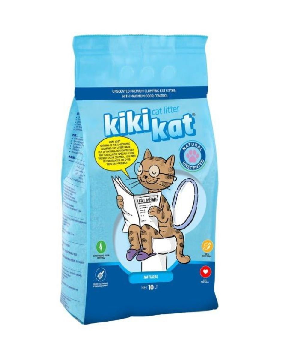 WDWD.jpg Kiki Kat White Bentonite Clumping Cat Litter – Natural -10 L (8.7 Kg ) - Image 1