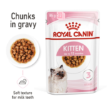 Royal Canin Kitten Gravy (WET FOOD - Pouches) 12 x 85g - Image 2