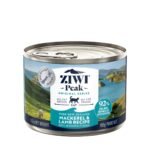 ZIWI Peak Mackerel & Lamb Recipe Wet Cat Food 185g