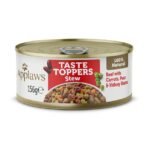 Applaws Taste Toppers Stew Beef with Vegetables Wet Dog Food 156g Tin