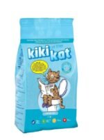 Kiki Kat White Bentonite Clumping Cat Litter – Mountain Fresh – 5L (4.35 Kg)