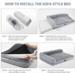 Coco Kindi Waterproof Sofa Dog Bed-91*68*17cm - Image 3