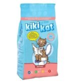 Kiki Kat White Bentonite Clumping Cat Litter -Baby Powder -5 L