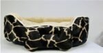 Coco Kindi Tiger Stripe Printed Washable Oval Shape Fur Bed-Size #2