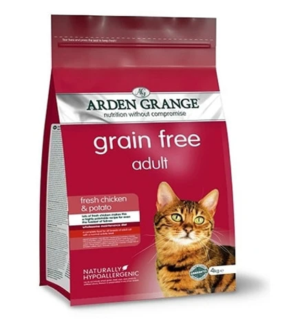 unnamed_066206f7-0dca-4bc2-902b-70425c6d51f4.webp Arden Grange Grain Free Adult Fresh Chicken & Potato Dry Cat Food - Image 1