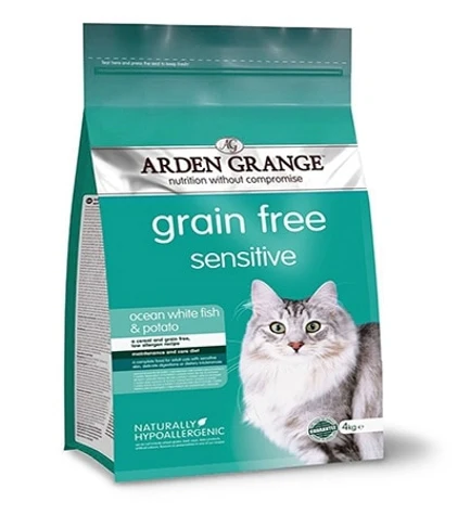 unnamed_c756df5e-f8f6-4374-81fe-c8dcccc64437.webp Arden Grange Grain Free Sensitive Adult Ocean White Fish & Potato Dry Cat Food - Image 1