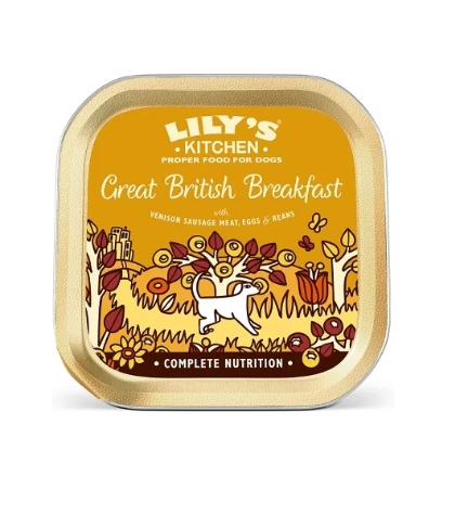 unnamed_d564d670-4902-405b-86b8-c77082b1a8d8.webp Lily's Kitchen Great British Breakfast Wet Dog Food 150G - Image 1