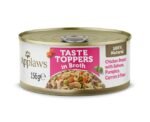 Applaws Taste Toppers in Broth Chicken with Salmon & Vegetables Wet Dog Food 156g Tin